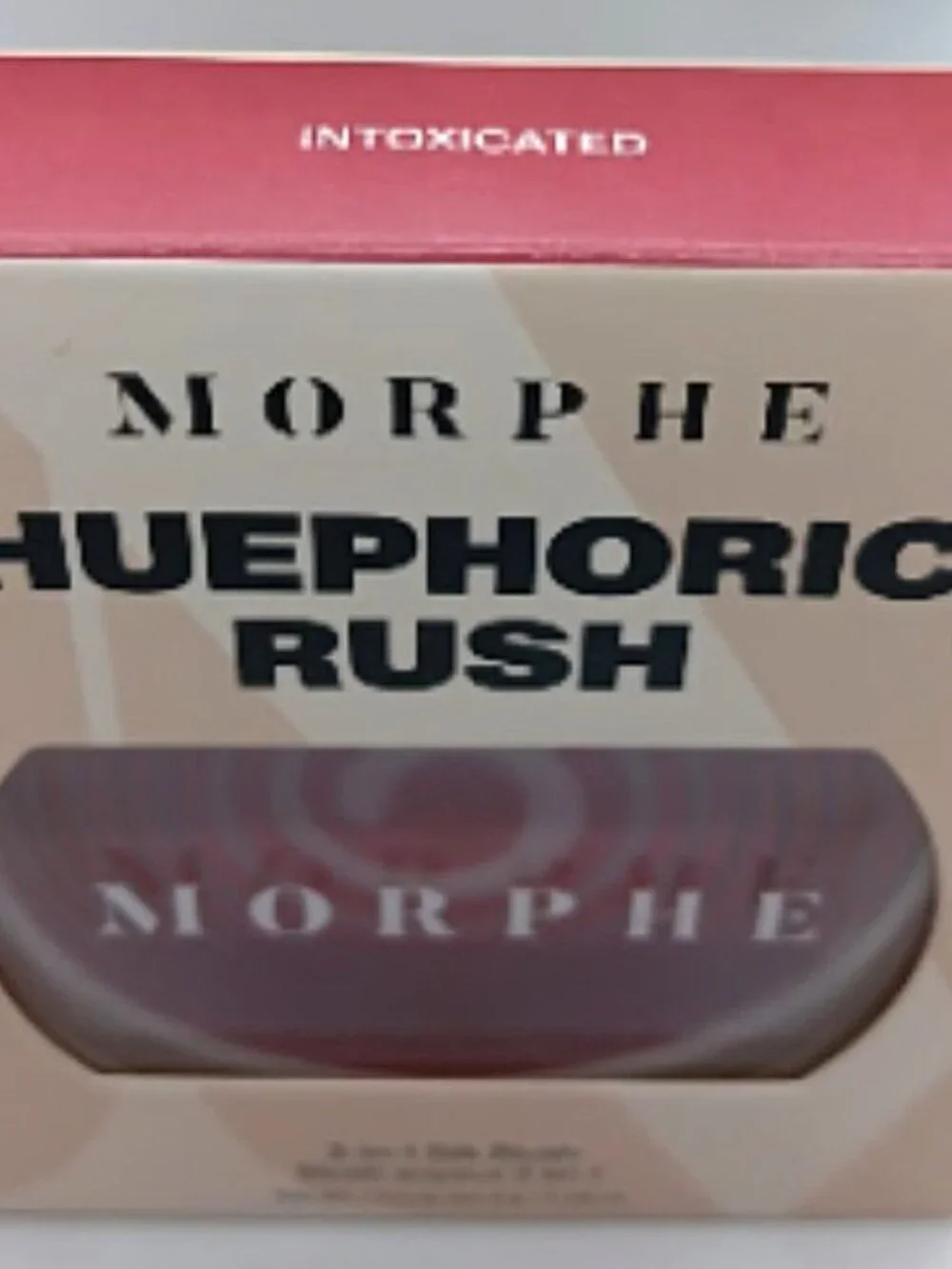 MORPHE Huephoric Rush 3-in-1 Silk Blush ~ INTOXICATED (Rose Mauve) NIB 8g